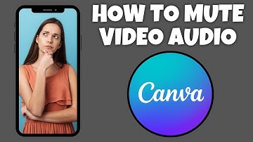 How To Mute Video Audio In Canva Mobile App | Canva Tutorial