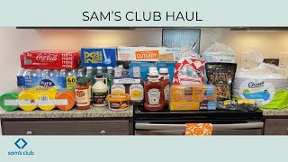 SAM’S CLUB HAUL | STOCKING UP | GROCERIES | HOUSEHOLD GOODS