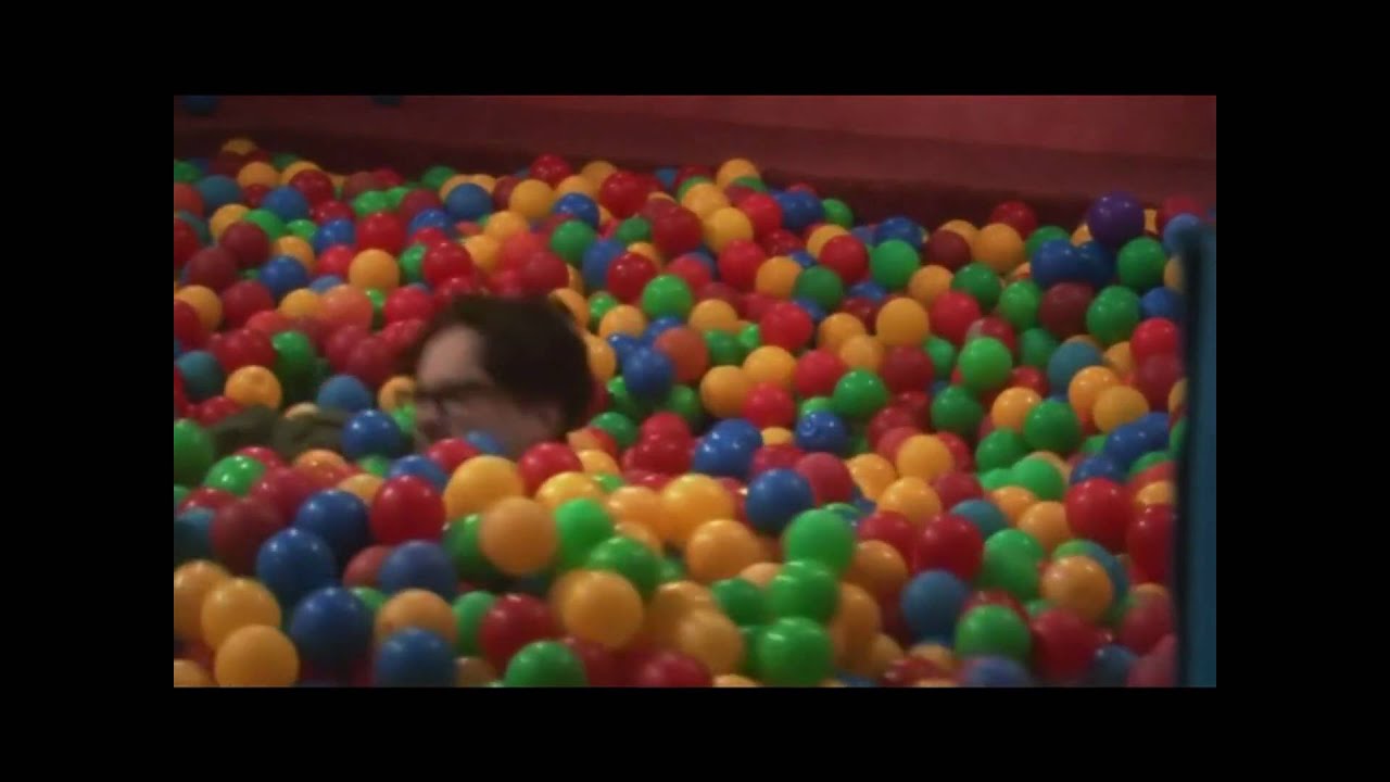 sheldon in ball pit saying bazinga sheldon in ball pit saying bazinga