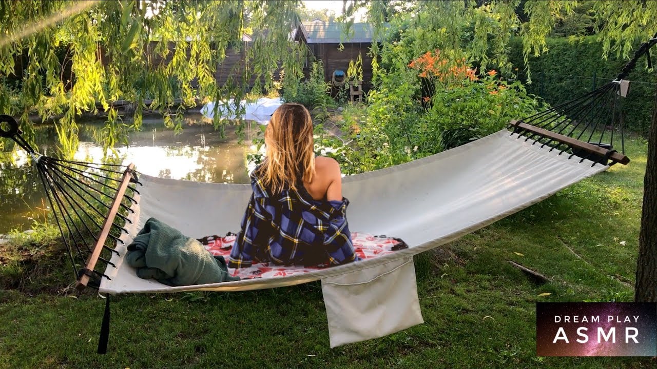 ★ASMR★ Tapping in unserem Garten mit Badeteich (no talking) | Dream Play ASMR