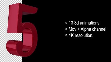 3d Loop Numbers  Motion Graphics