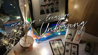 Unboxing Manyo x Treasure (Product Launch Event: Behind the Cuts Film Strip) LO-FI CHILL VIBE ASMR