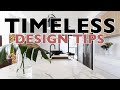 Timeless interior design tips