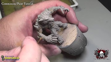 PaintCast! Tutorial - Circle Orboros Warpwolf Pt I