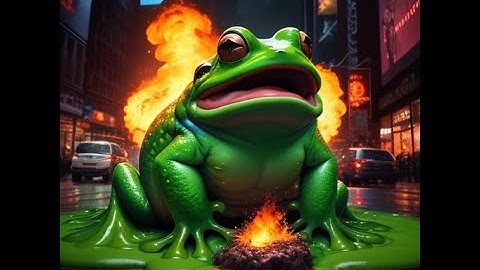 Stable Diffusion Deforum Animation - Frog attack on NYC!