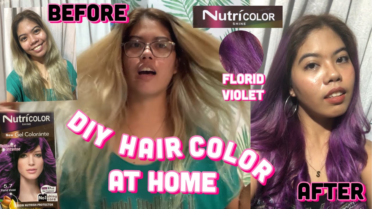 4. "DIY Purple Hair with Blue Tint: Step-by-Step Guide" - wide 2