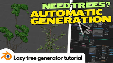 Lazy Tree Geometry nodes Tutorial - Mattia Galli Art