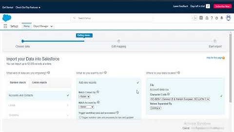 Data Import from Excel sheet into Salesforce