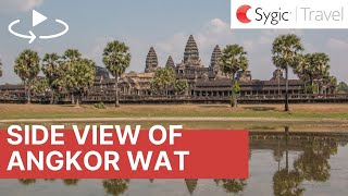 360 video: Side View of Angkor Wat, Siem Reap, Cambodia