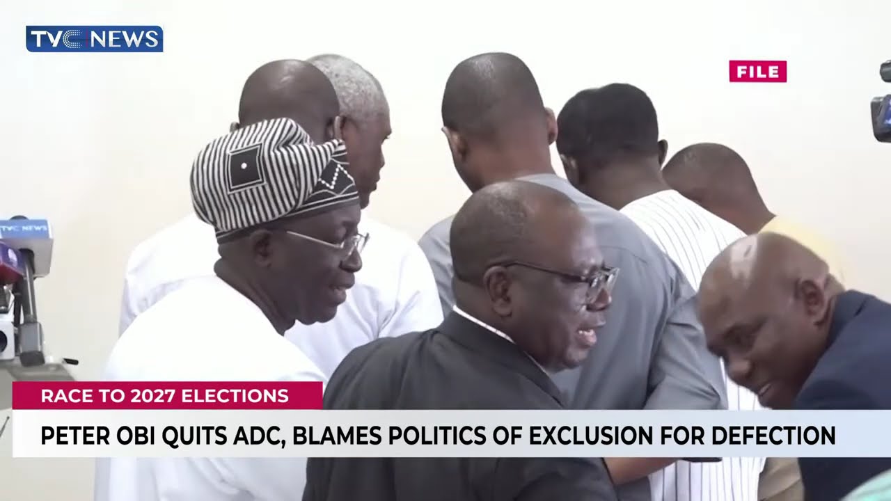 Peter Obi Quits ADC, Blames Politics Of Exclusion For Defection