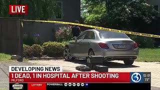 VIDEO: 1 dead, 1 hurt in shooting at Milford waterfront home