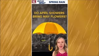 Do April showers REALLY bring May flowers?
