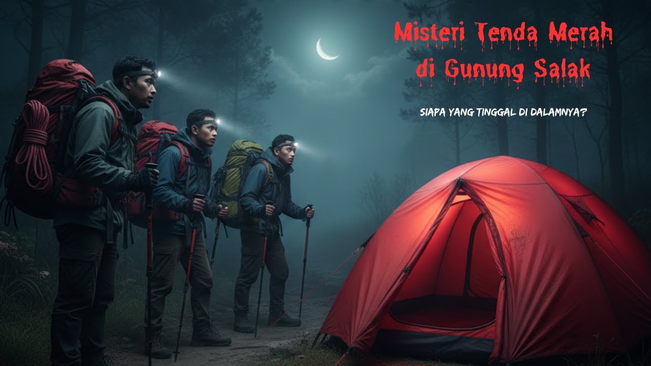 Misteri Tenda Merah di Gunung Salak | Siapa yang Tinggal di Dalamnya?