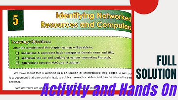 DAV Class 8 Computer Chapter 5 Full Solution||Activity and Hands On