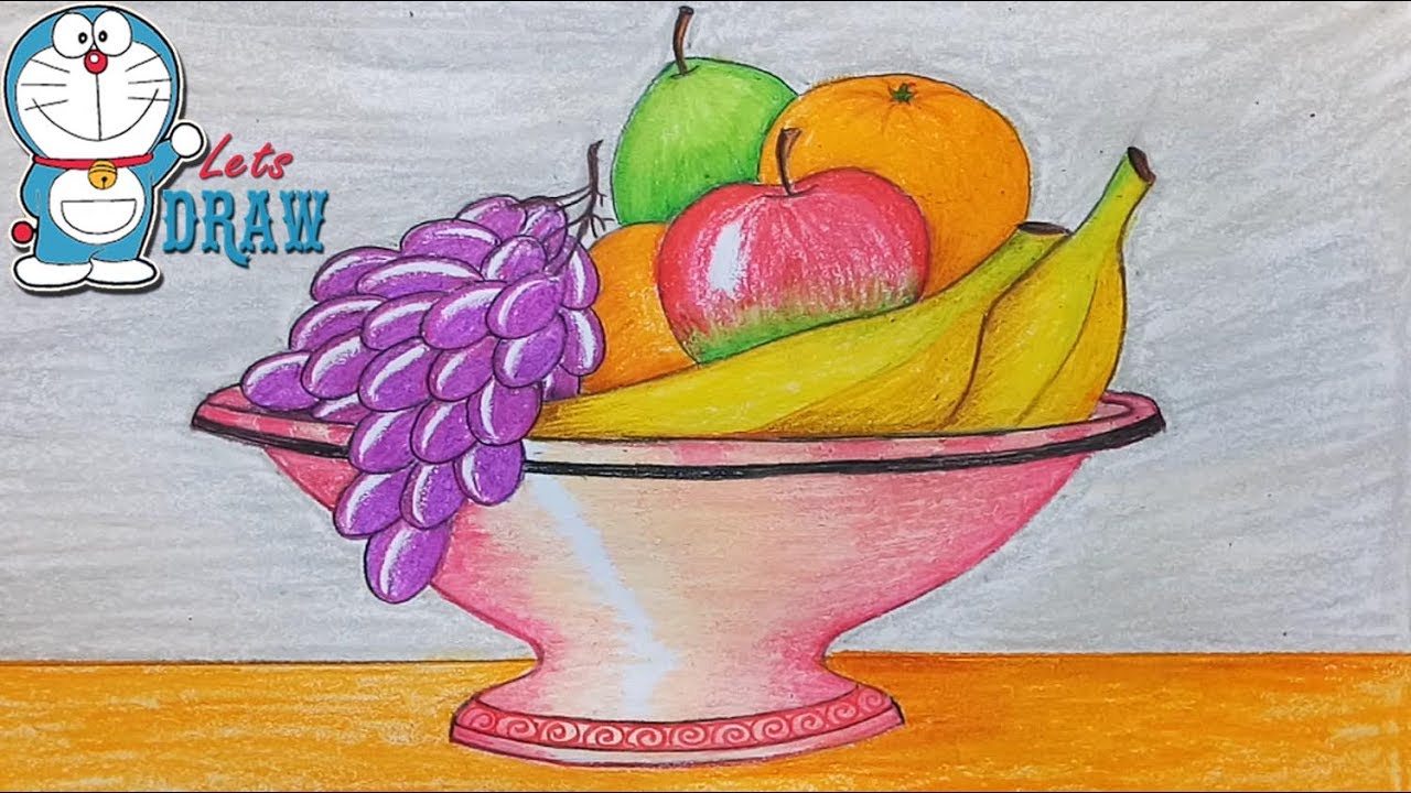 How to draw still life with oil pastel YouTube