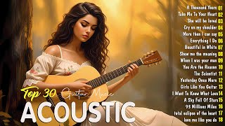 Best Guitar Love Songs of the 70s 80s 90s 🎸 Romantic and relaxing guitar melodies