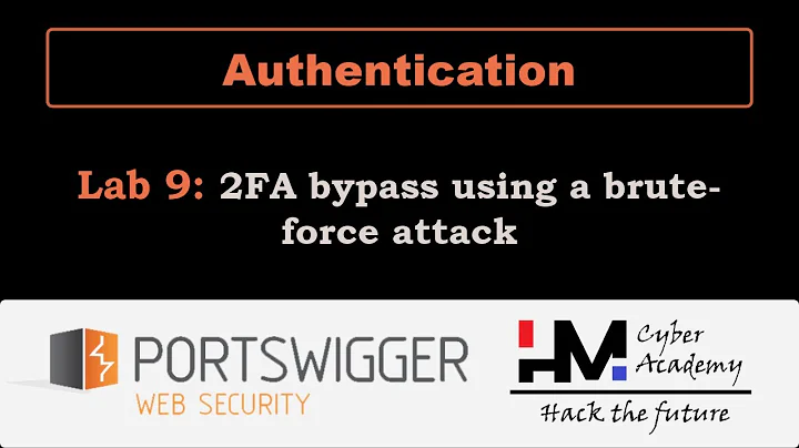 Authentication 9 | 2FA bypass using a brute-force attack