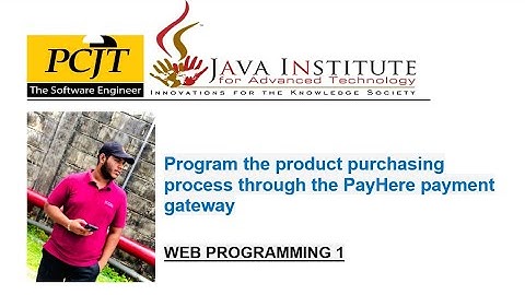 Web Project  Task 33 | Semester  01 | Java  Institute