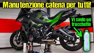 TRUCCHETTO PER LA PULIZIA DELLA CATENA MOTO - Manutenzione e lubrificazione