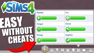 EASY Way To Fill Sims Needs (Without Cheats) - The Sims 4
