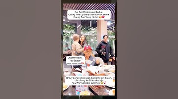 Thumbnail of Pertemuan keluarga dj Bravy dan Erika Carlina ❤️‍🩹 #shortvideo #artist #viralvideo #erikacarlina