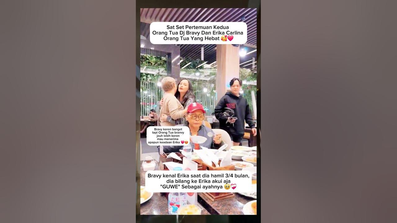 Pertemuan keluarga dj Bravy dan Erika Carlina ❤️‍🩹 #shortvideo #artist #viralvideo #erikacarlina