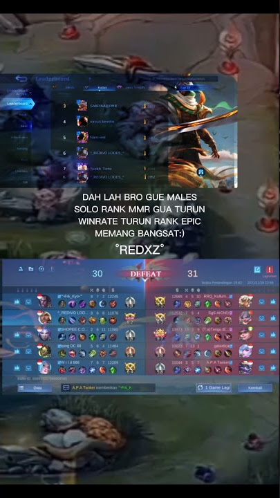 STORY WA 30 DETIK MOBILE LEGENDS || SOLO RANK EXP LANE ||