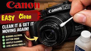 How to Properly CLEAN Any Canon Digital Camera LENS (Powershot IXUS IXY ELPH A-Series S-Series EOS)
