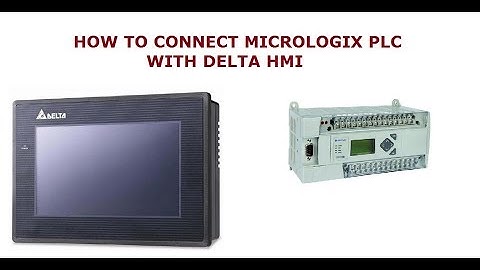 How to Connect Ab Micrologix PLC to Delta HMI | IPCS AUTOMATION