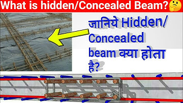 What is hidden beam? | What is concealed beam | Hidden beam | Concealed Beam in slab