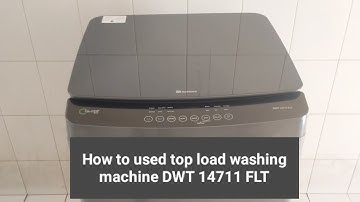 How to used top load washing machine DWT 14711 FLT #dawlance #auto #washingmachine