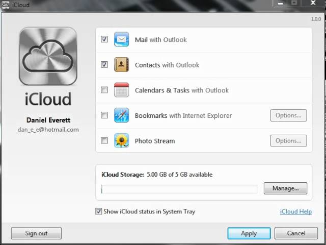 how to use icloud mail in outlook