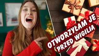 OTWORZYŁAM PREZENTY PRZED WIGILIĄ!😱 MAMA BYŁA WŚCIEKŁA!🎄