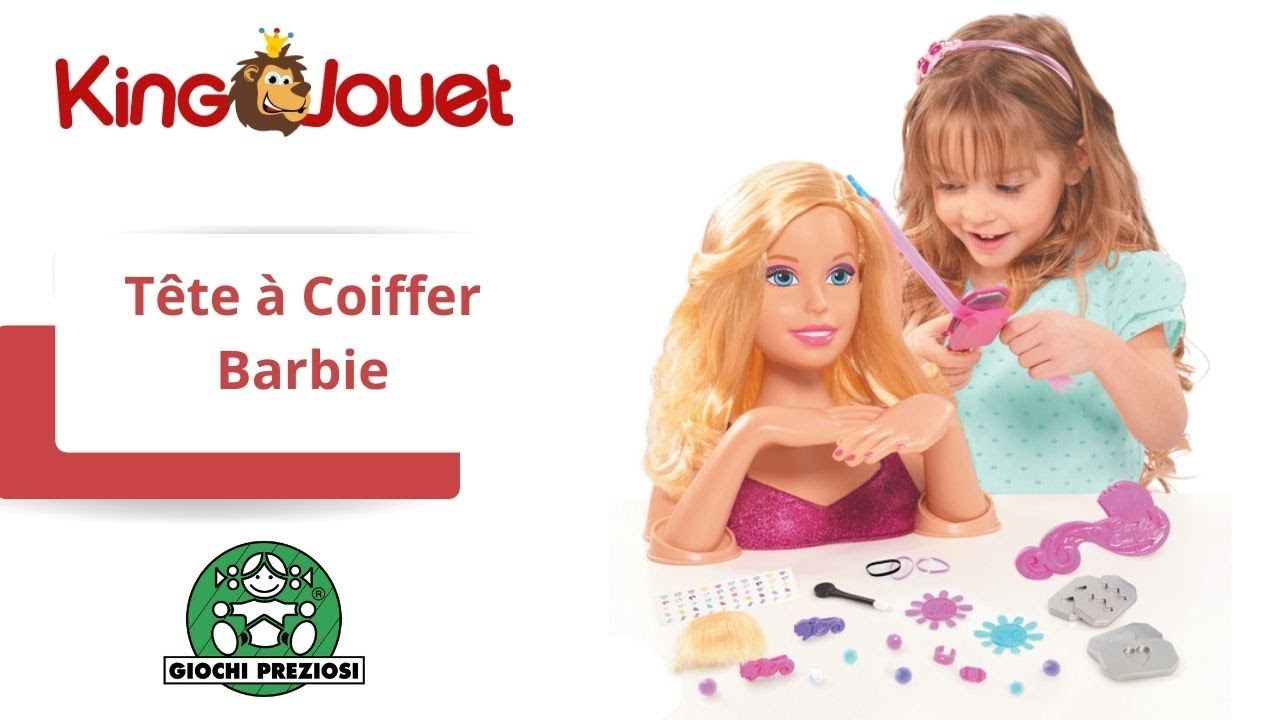 Barbie - BARBIE - Tête à coiffer - BAR17 - Maquillage et coiffure - Rue du  Commerce