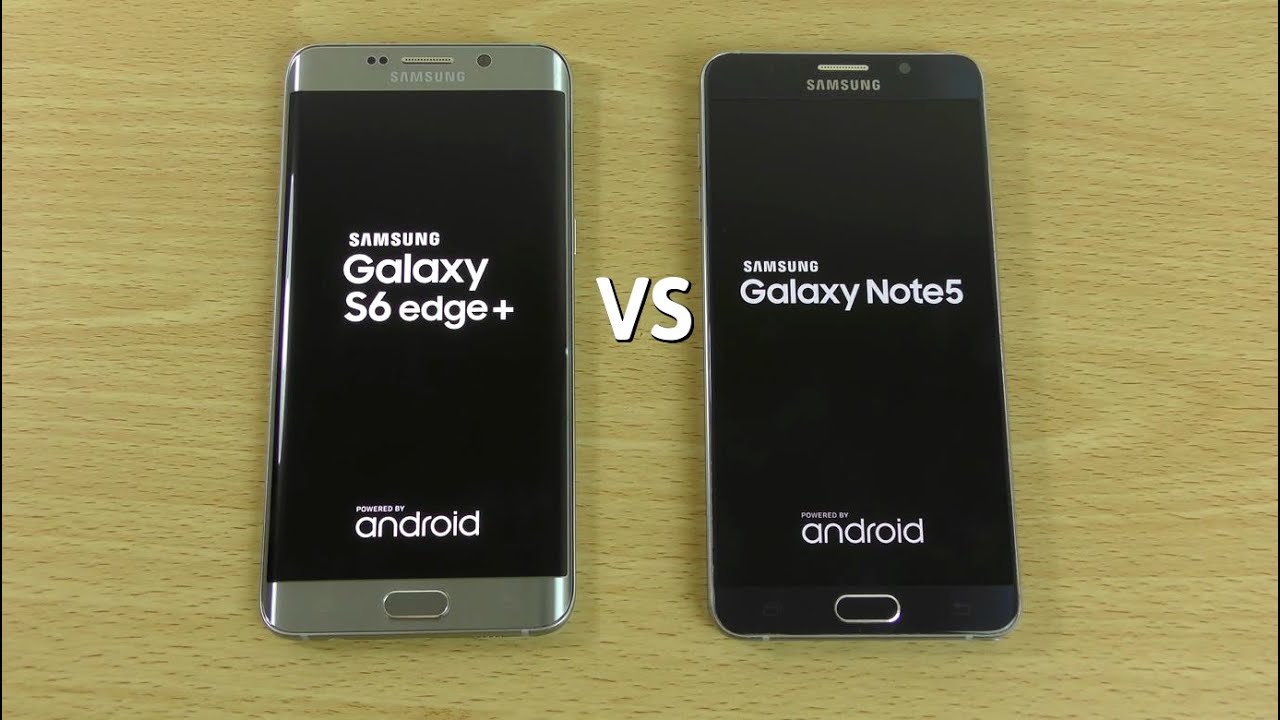 Aptitud Mojado Buscar Samsung Galaxy S6 Edge Plus VS Note 5 - Speed Comparison! - YouTube