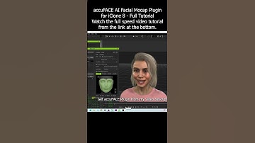 accuFACE AI Facial Mocap Plugin for iClone 8 #Tutorial #accuface #iclone #facial #mocap #3danimation