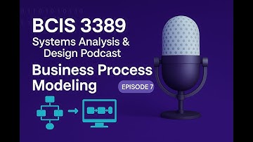 Episode 7 | Process Modeling: Data Flow Diagrams, Decomposition, and BPMN | BCIS 3389