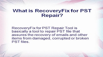 Repair PST - Outlook PST repair - Outlook Recovery Tool