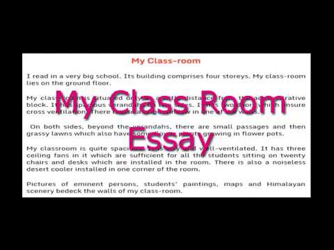 my room essay for class 8