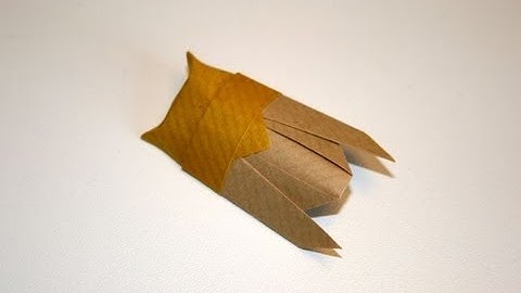 Origami tutorial - Cicada