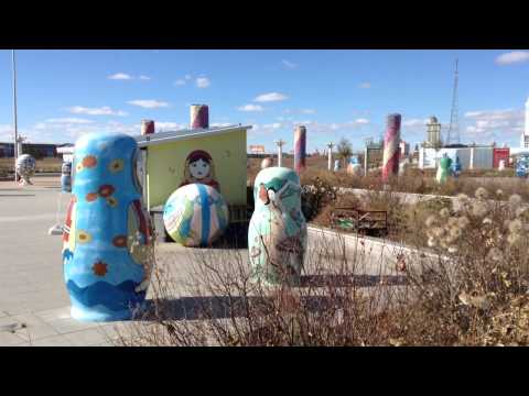 Discover Manzhouli: Matryoshka Square at China's Russian Border
