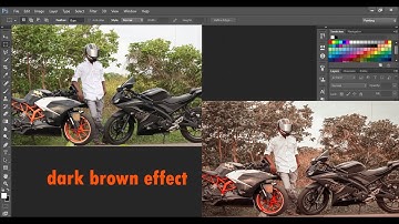 Dark Moody Brown Color Grading Effect in Photoshop | Photoshop Tutorial--#NO-1