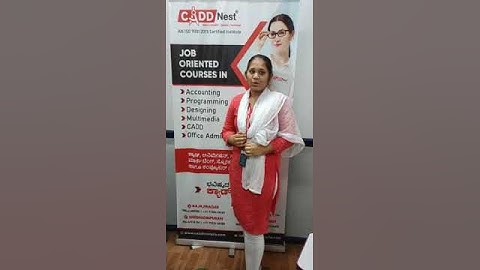 CADD Nest student testimonial CADD Nest Rajajinagar