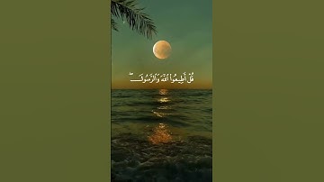 تلاوة جميلة🤍 قُل إن كنتم تحبون الله فاتبعوني يحببكم الله - أحمد العجمي #حالات_واتس #قرأن