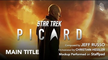 Star Trek Picard Series Theme Mockup Video on Staffpad (JEFF RUSSO)