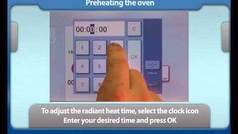 Convotherm easyToUCH - Cooking Features | Preheating the oven