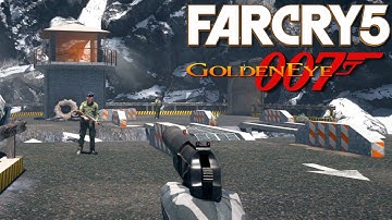 Far Cry 5 - Golden Eye Remake in Arcade Mode - The Dam Level Walkthrough PS5 Gameplay