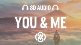 Disclosure - You &amp; Me (Rivo Remix) (Lyrics) | 8D Audio 🎧