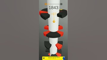 Helix Jump Completing Level 97 Gameplay! Game by Voodoo and h8games! Time for Tech and Games!