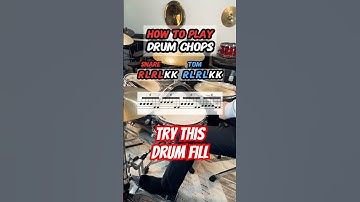 How to Play Drum Chops! (Drum Lesson) #drums